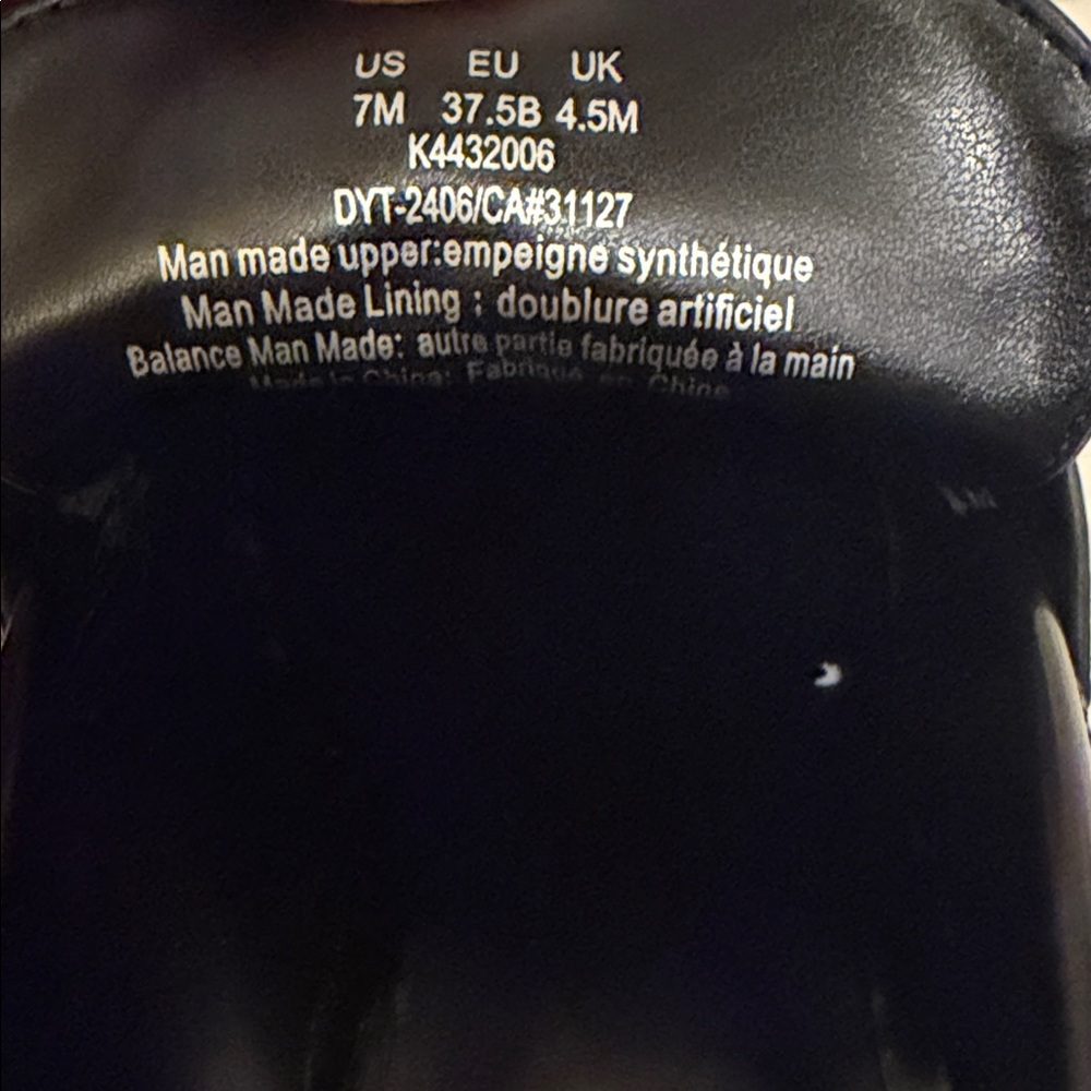 DKNY Glossy Black Platform Loafers - Picture 9 of 9